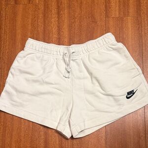 Nike Women's Athletic White Shorts